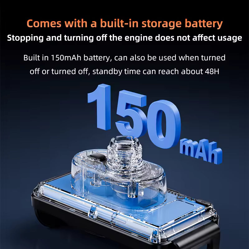 Dual-Coil Wireless Fast Charging Large Screen Phone Mount