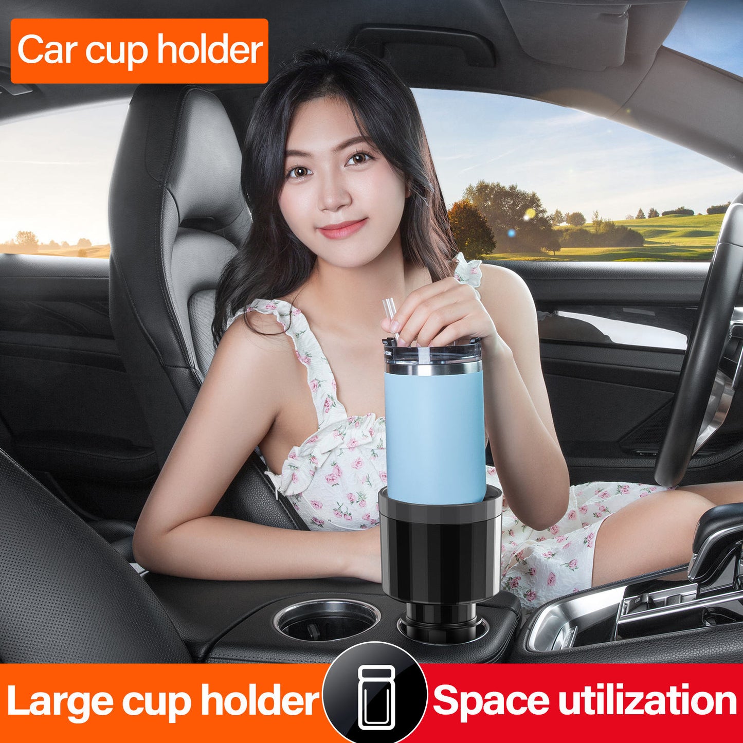 Car Cup Holder Expander