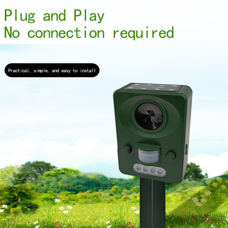 Ultrasonic Fox, Bird & Animal Repeller