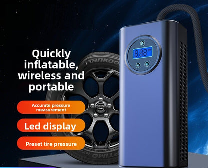 Rechargeable Digital Tire Inflator with Large Capacity Battery