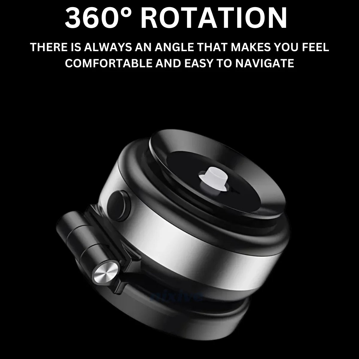 CZ07 Vacuum Suction Double‑Sided Magnetic Retractable Car Phone Mount