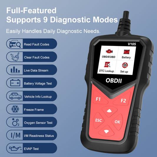 V105 Automotive Diagnostic ToolYour Personal OnboardVehicle Health Manager