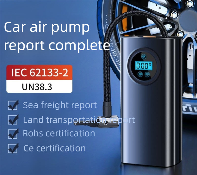Rechargeable Digital Tire Inflator with Large Capacity Battery