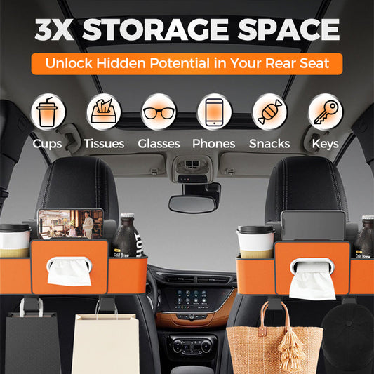Car Multifunctional Seat Back Waterproof Storage Bag