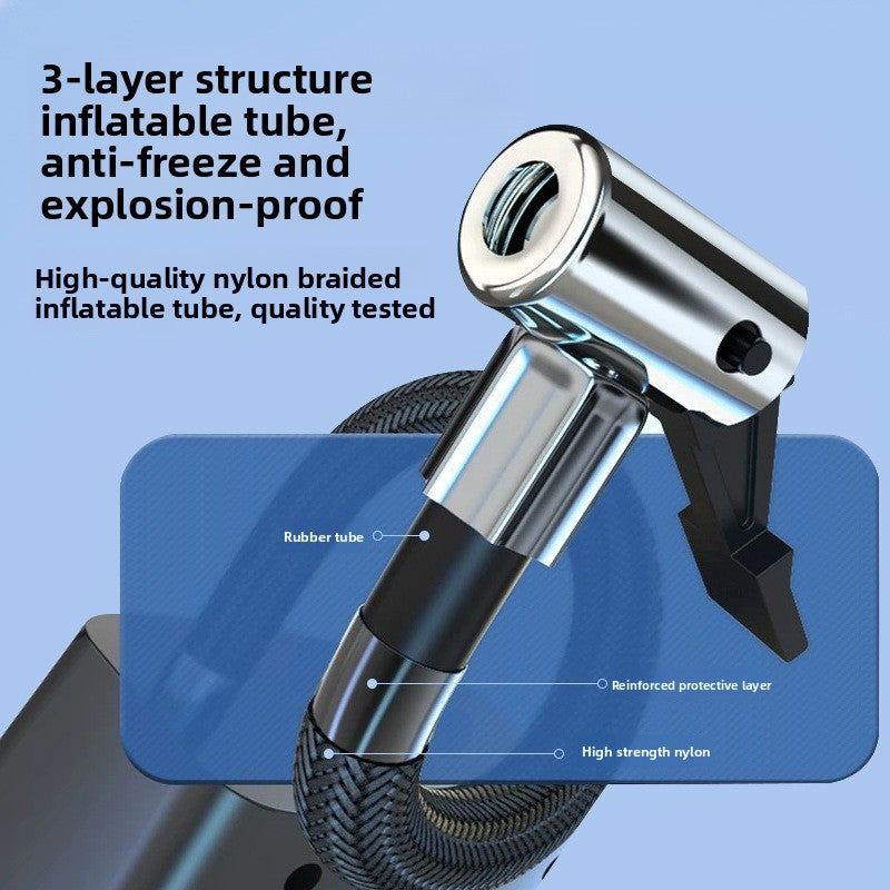 Rechargeable Digital Tire Inflator with Large Capacity Battery
