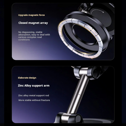 B07 Strong Magnetic Car Mount – 360° Rotation, Secure Grip for Every Drive