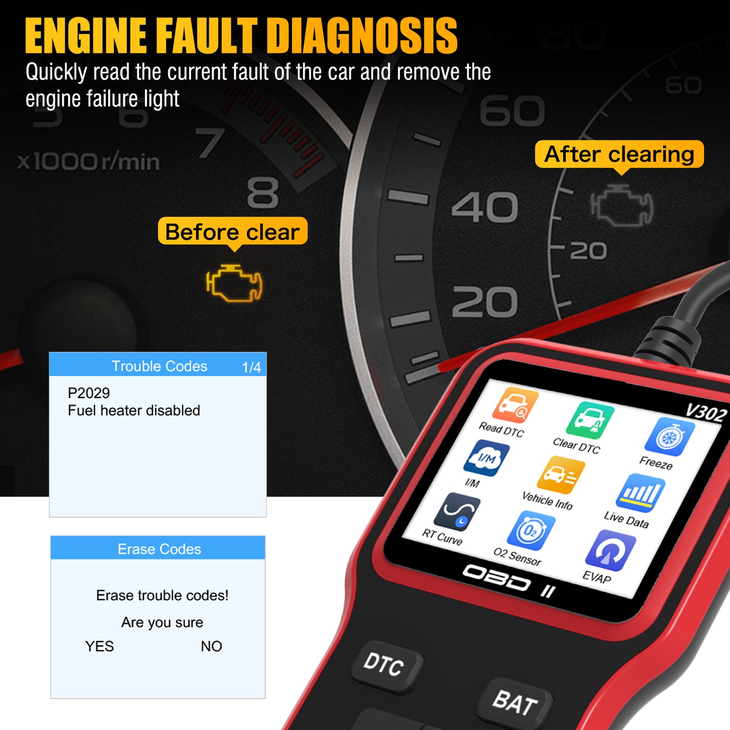V302 Automotive diagnostic tool