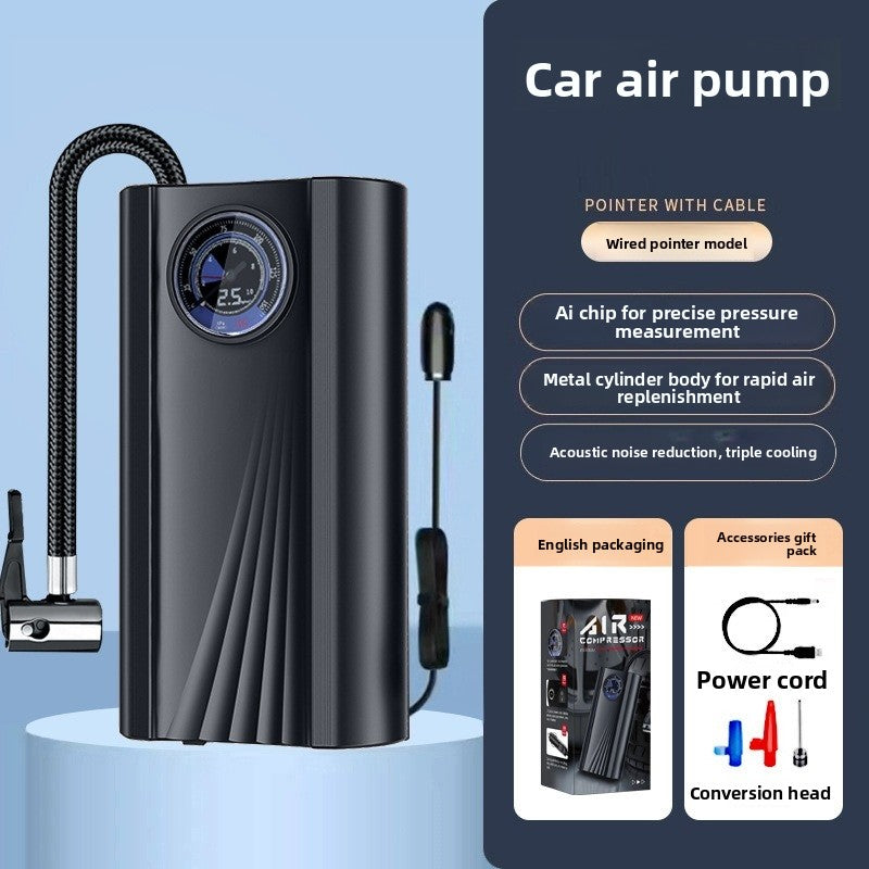 Rechargeable Digital Tire Inflator with Large Capacity Battery