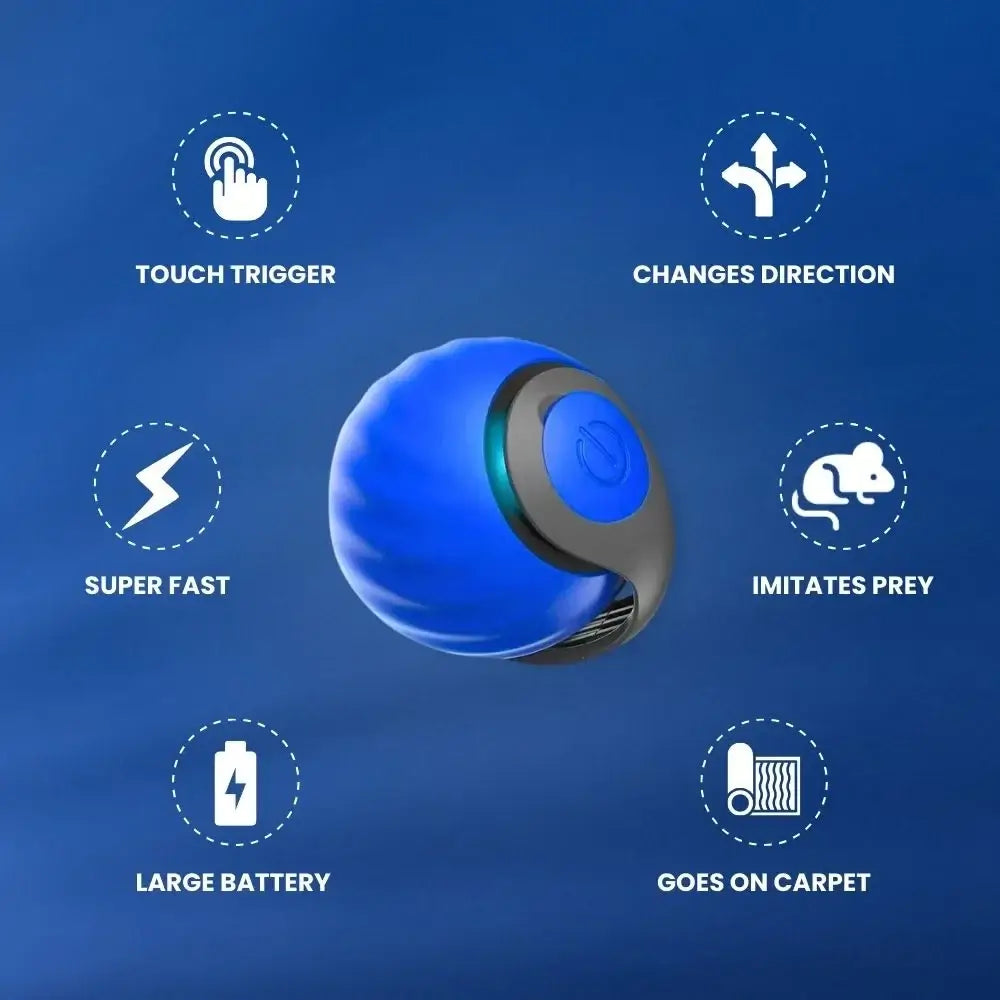 Smart Touch Activated Cat Rolling Ball