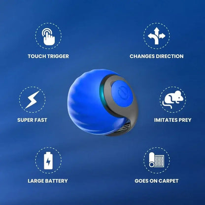 Smart Touch Activated Cat Rolling Ball