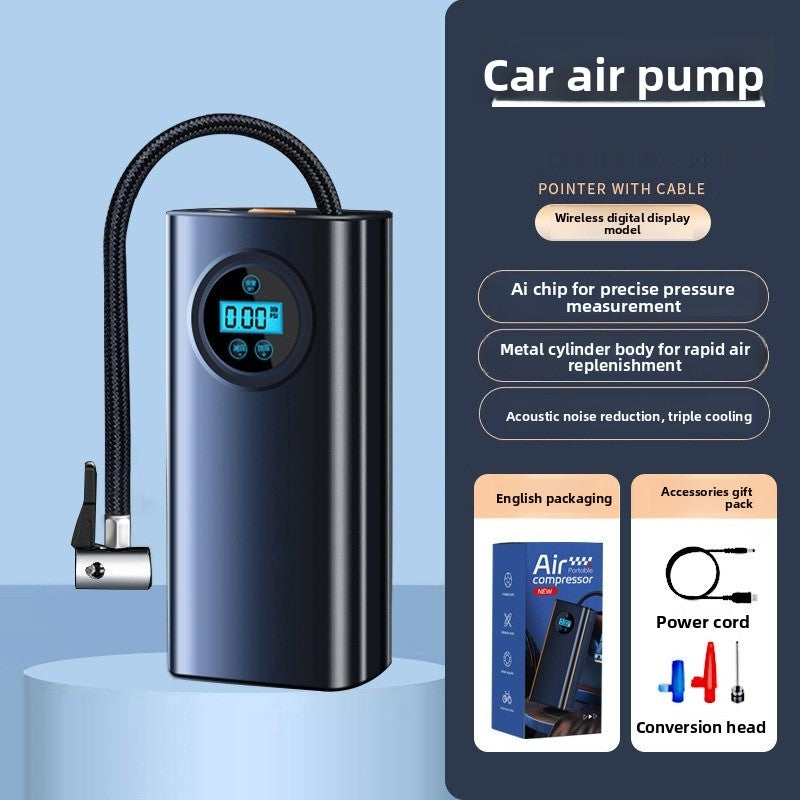 Rechargeable Digital Tire Inflator with Large Capacity Battery