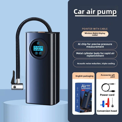 Rechargeable Digital Tire Inflator with Large Capacity Battery