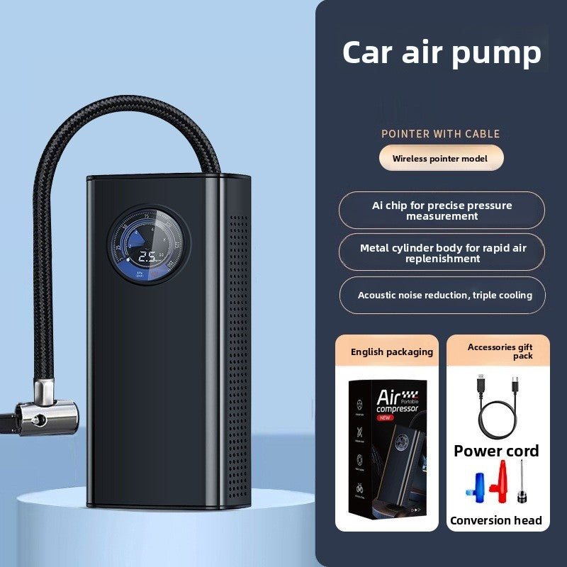 Rechargeable Digital Tire Inflator with Large Capacity Battery