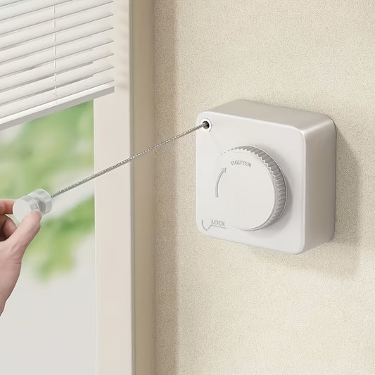 No-Drill Retractable Invisible Wall Mount Clothesline