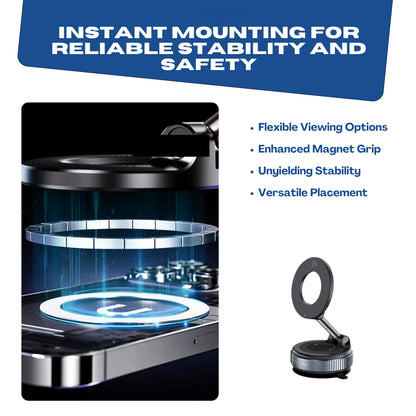 B07 Strong Magnetic Car Mount – 360° Rotation, Secure Grip for Every Drive
