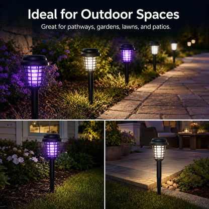 Solar Mosquito Zapper Light – Outdoor Garden Stake Lamp
