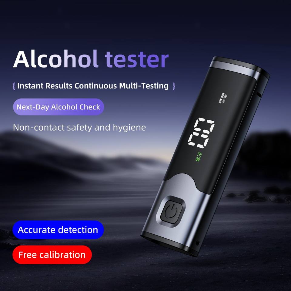 Portable Digital Alcohol Tester for Personal Breath Alcohol Test