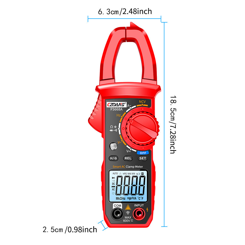 Smart Burn-Proof Electrician Clamp Meter