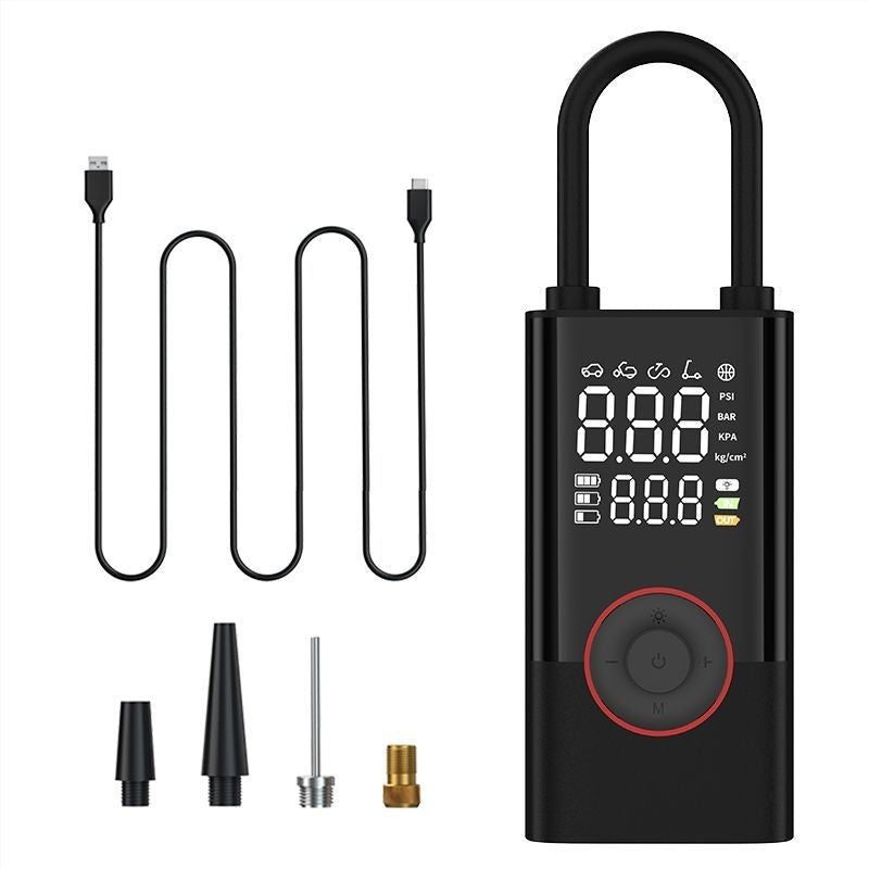 Electric Portable Smart Air Pump, Multifunctional Car Tire Inflator