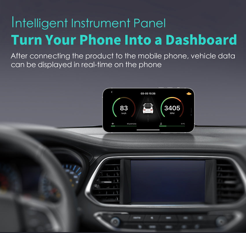 V011 Professional Full-Function Bluetooth OBD2 Scanner for iOS & Android