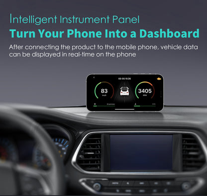 V011 Professional Full-Function Bluetooth OBD2 Scanner for iOS & Android