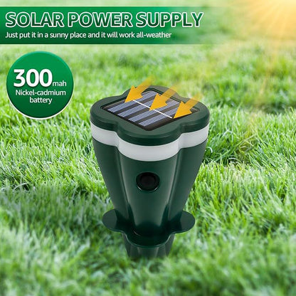 Solar Powered Waterproof Screw Mole Repellent
