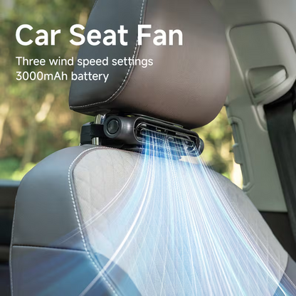 Bladeless Dual Turbine High Power Car Seat Cooling Fan
